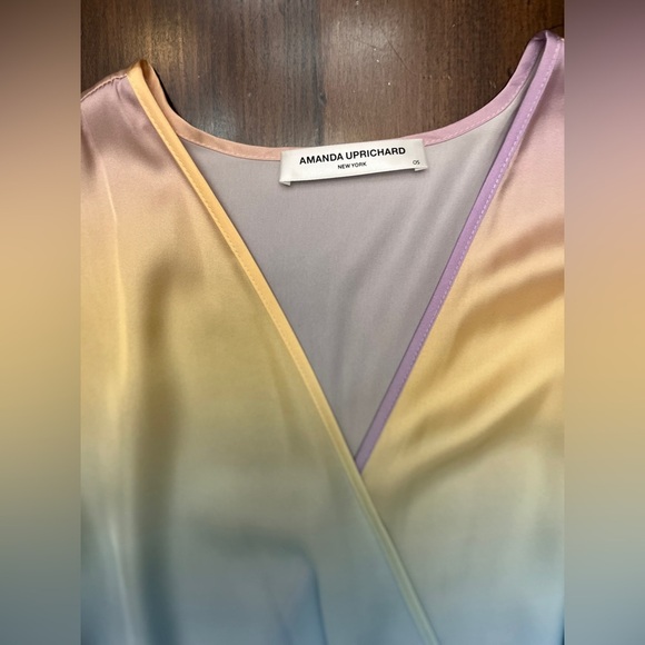 Amanda Uprichard Pastel Ombré Robe One Size Rare Bachelorette Trip Sorority Sexy - Picture 4 of 16
